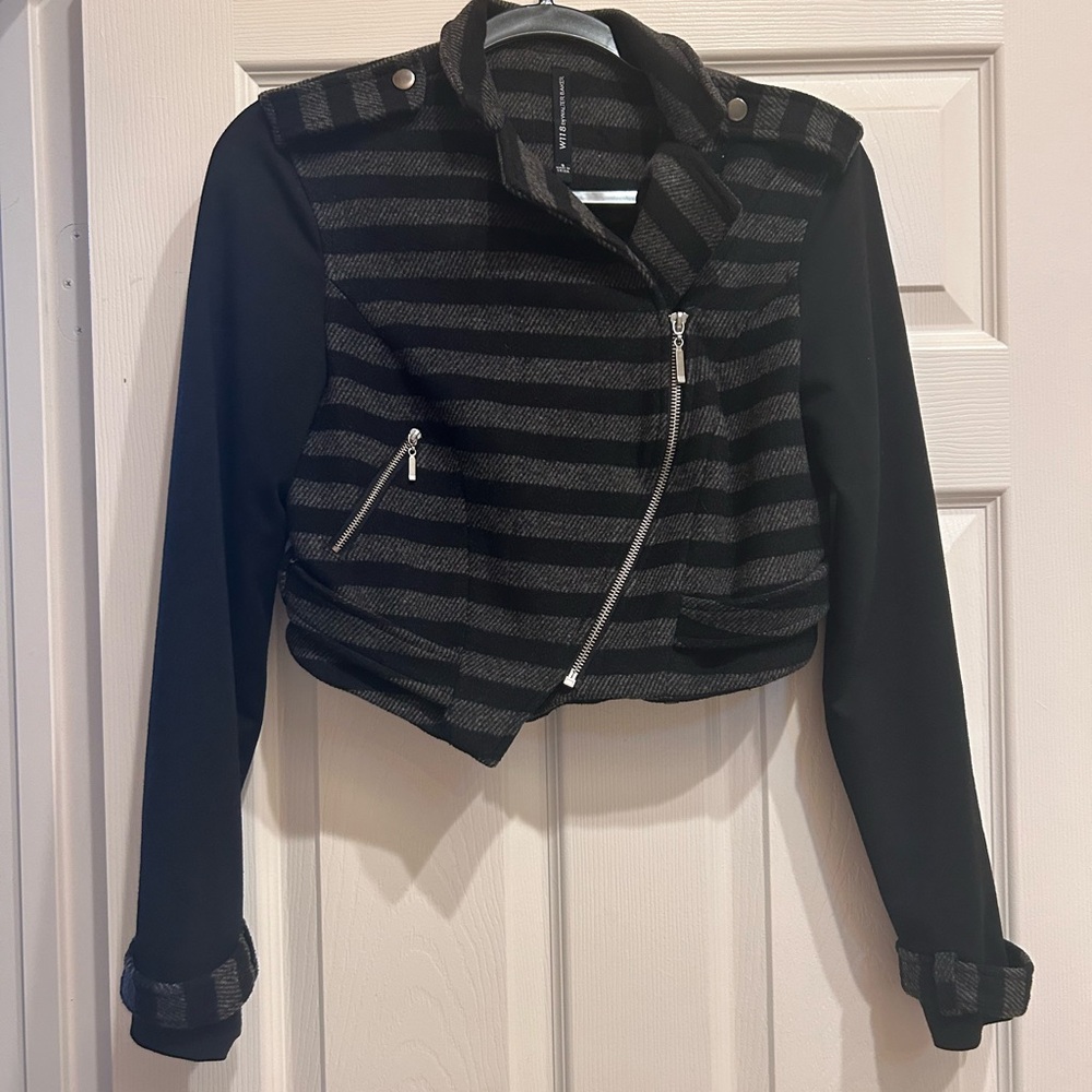 W118 by Walter Baker Crop Jacket Medium New